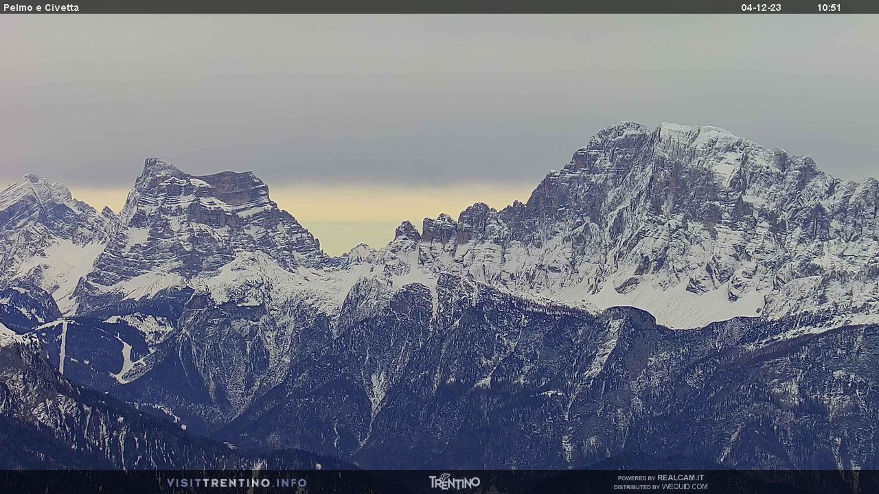 Webcam Panorama verso Pelmo e Civetta da Col Margherita